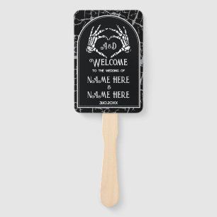 Trouwprogramma Handventilator Halloween Skelet Han Handwaaier
