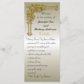 Trouwprogramma Rack Kaart (Voorkant)