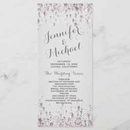 Trouwprogramma | Subtiel zilver Programma