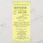 Trouwprogramma | Verontruste  blik Programma (Voorkant)