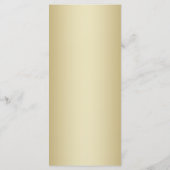 Trouwprogramma's - Goud Programma (Achterkant)