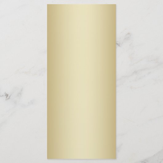 Trouwprogramma's - Goud Programma (Achterkant)