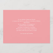 Trouwreceptie Itinerarium Tijdschema Programma (Achterkant)