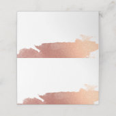 TROUWRECEPTIE stijlvolle luxe verguld roos goud (Buitenkant ongevouwen)