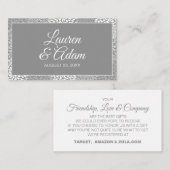 Trouwregister - Geregistreerde Kaarten - Grey Flor (Voorkant / Achterkant)