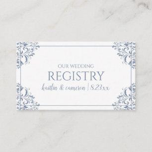 Trouwregister Kaarten - Nadine - Dusty Blue