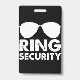 Trouwring Beveiliging Trouwring Badge