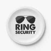 Trouwring Party Ring Beveiliging Trouwring Papieren Bordje (Voorkant)