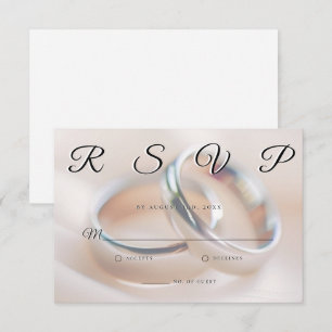 Trouwringen Eenvoudige Elegante Minimalistische RS RSVP Kaartje