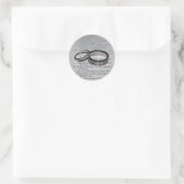 Trouwringen Envelop Seal Stickers (Tas)