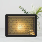 Trouwringen Hernieuwing van de Geloften Kaart (Staand voorkant)