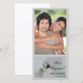 Trouwringen Verlovingsaankondiging Fotokaart Aankondiging (Voorkant / Achterkant)