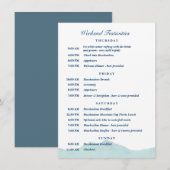 Trouwschema Ashley & Nolan 1 Kaart (Voorkant / Achterkant)