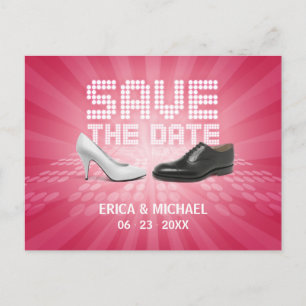 Trouwschoenen - Save the Date briefkaart
