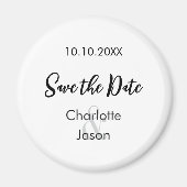 Trouwscript Save the Date Magneet (Voorkant)