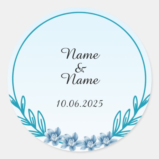 Trouwsmaak stickers (Voorkant)