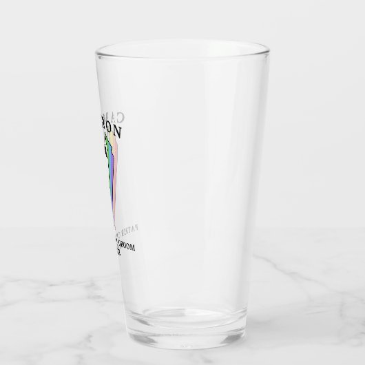 Trouwsmoking gay LGBTQ + vader van de bruidegom Glas (Links)