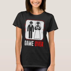 Trouwspel Voorbij Bruidegom Bachelorfeest T-shirt