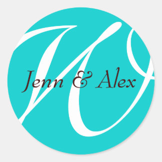 Trouwstickers| C1 Ronde Sticker