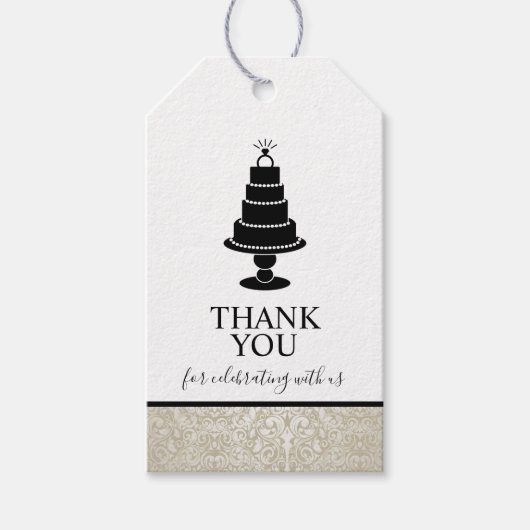 Trouwtaart Cadeaulabel (Voorkant)