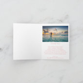 Trouwtaart ontwerp bruiloft bedankkaart (Binnen)