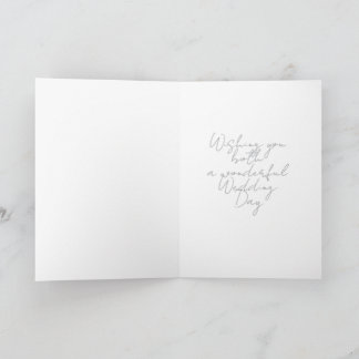 Trouwtaart ontwerp meneer & mevrouw kaart