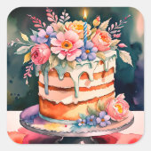 Trouwtaart stickers (Voorkant)