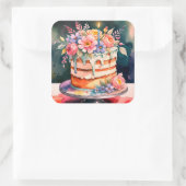 Trouwtaart stickers (Tas)