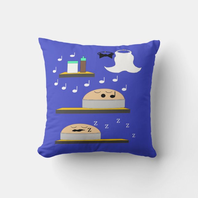 Trouwtaart Wachten op Frosting Kussen (Voorkant)