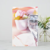 Trouwtafel Briefpapier (Staand voorkant)