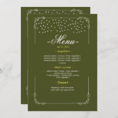 Trouwtafel Menu Plat Menu  (Voorkant / Achterkant)