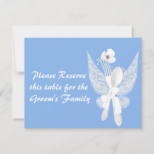 Trouwtafel plaatskaartjes kaart