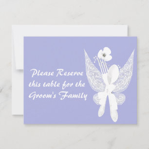 Trouwtafel plaatskaartjes kaart