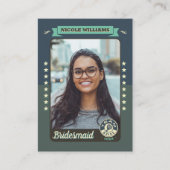 Trouwteam Bruid Handelskaart, Bruidsmeisjes Cadeau Contactkaartje (Voorkant)