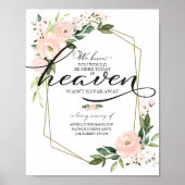 Trouwtekens ter liefdevolle herinnering poster (Voorkant)