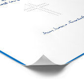 Trouwtekstbord 'In Loving Memory' Poster (Hoek)