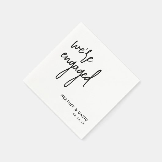 Trouwtijd Trouwfeest Servetten (Hoek)