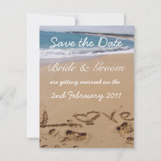 Trouwuitnodiging 'Bewaar de datum' Save The Date