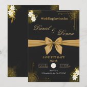 Trouwuitnodiging : De beste uitnodiging (Voorkant / Achterkant)