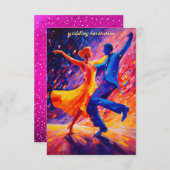 trouwuitnodiging kaart (Voorkant / Achterkant)