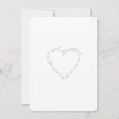 Trouwuitnodiging minimalistisch elegant kaart (Achterkant)