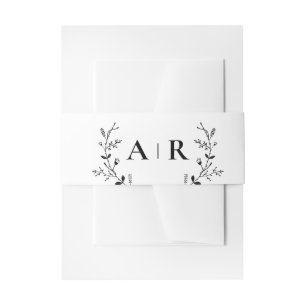 Trouwuitnodiging Slingerende Wijnrank Uitnodigingen Wikkel