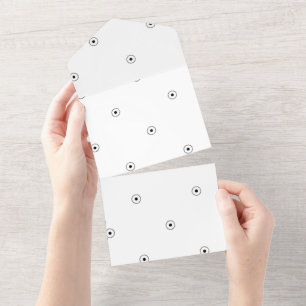 Trouwuitnodigingen Minimalistische Chic Alles- All In One Uitnodiging
