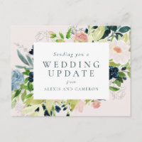 Trouwupdate marine blos bloemen