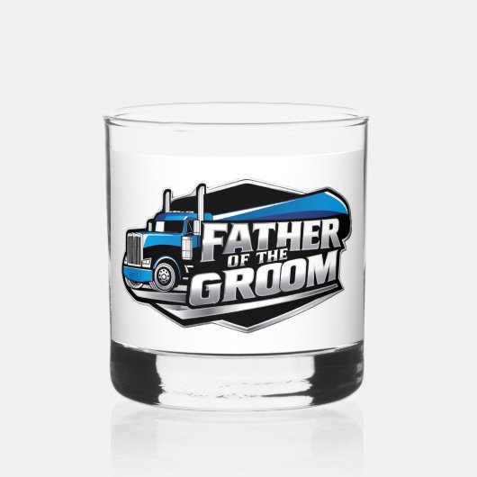 Trouwvaders whisky glas (Voorkant)