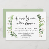 Trouwvlucht, Diners voor eeuwig geluk Kaart (Voorkant / Achterkant)