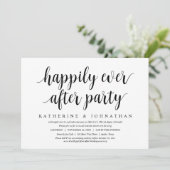 Trouwvlucht, Happily Ever After-dinerfeest Kaart (Staand voorkant)