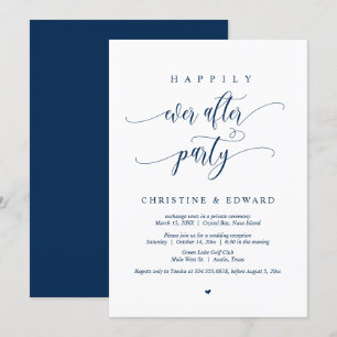 Trouwvlucht, Happily Ever After Feest Kaart