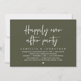 Trouwvlucht, Happily Ever After Feest Kaart