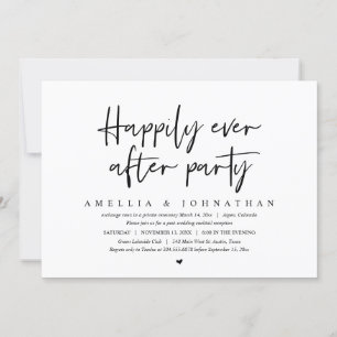 Trouwvlucht, Happily Ever After Feest Kaart